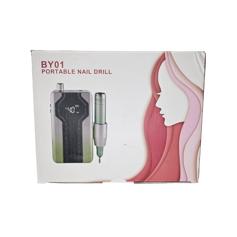 Rechargeable Electric Nail Drill 40000 RPM Cordless USB Acrylic Manicure E-File